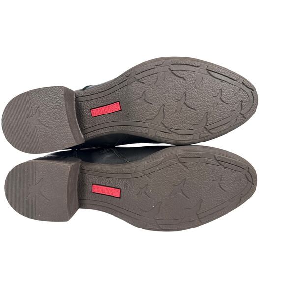 Pikolinos Malaga Boots Womens 9-9.5 EU40 Black Leather Side Zip Block Heel - Picture 8 of 11